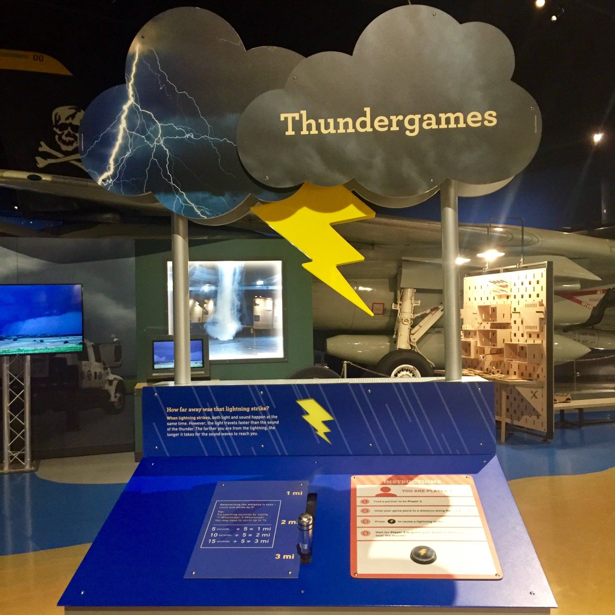 Air_Zoo's tweet image. Here's another peek at some of the super-fun interactive experiences that are a part of the Air Zoo's latest summer exhibit: WILD WEATHER. Make sure to check it out! #airzoo #familyfun #michigansummer #thunder #mustsee #wildweather