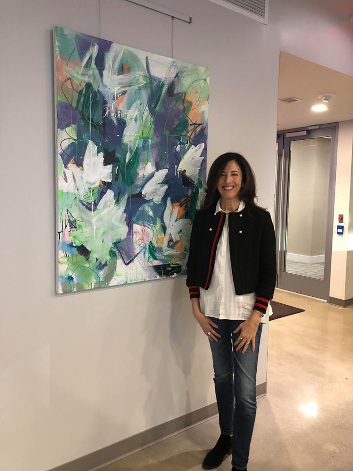 BethesdaLabs's tweet photo. Lauren Chelec Cafritz is one of the many talented artists who has provided a vibrant and inspirational backdrop to our lab, and we are so grateful for the ability to display them #ArtThursday. https://t.co/ZFMQcTrsgX