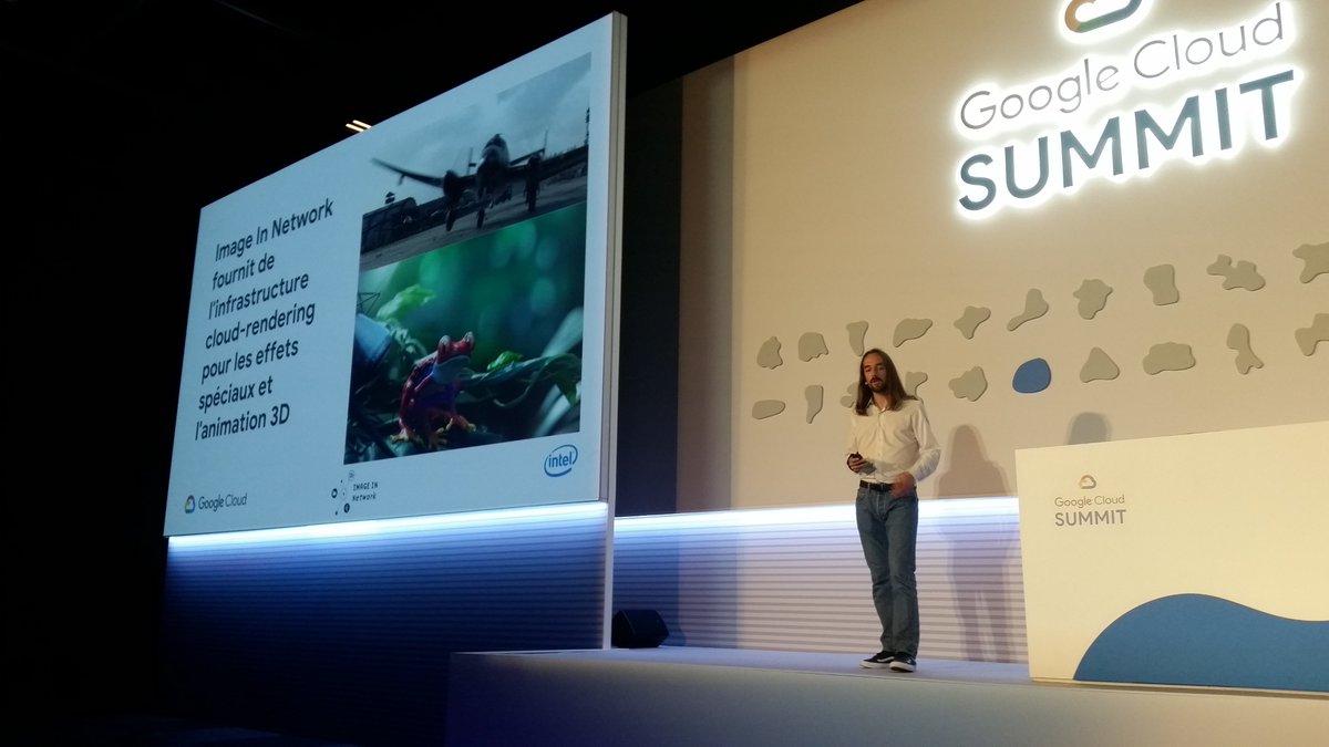 ImageInNetwork's tweet image. Merci pour votre présence à notre présentation sur le &quot;Calcul Intensif et l&apos;optimisation du code&quot;, avec Intel au Google Cloud Summit 2018 !! #GoogleCloudSummit #Paris #HPC #CalculIntensif #3D #VFX #Intel #GoogleCloud #Rendering #Skylake #3DRender