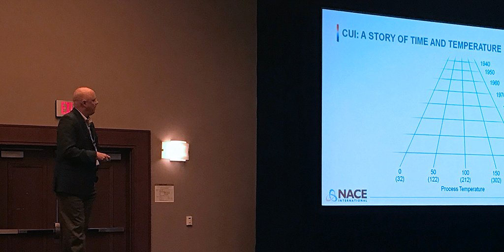 AspenAerogels's tweet image. #ICYMI Our Technical Marketing guru presented at the 2018 Bring on the Heat® Conference. Reduce the risk of CUI by minimizing the time your piping and equipment stays in contact with wet or damaged insulation #PyrogelAdvantage #KeepItDry hubs.ly/H0cyh_G0