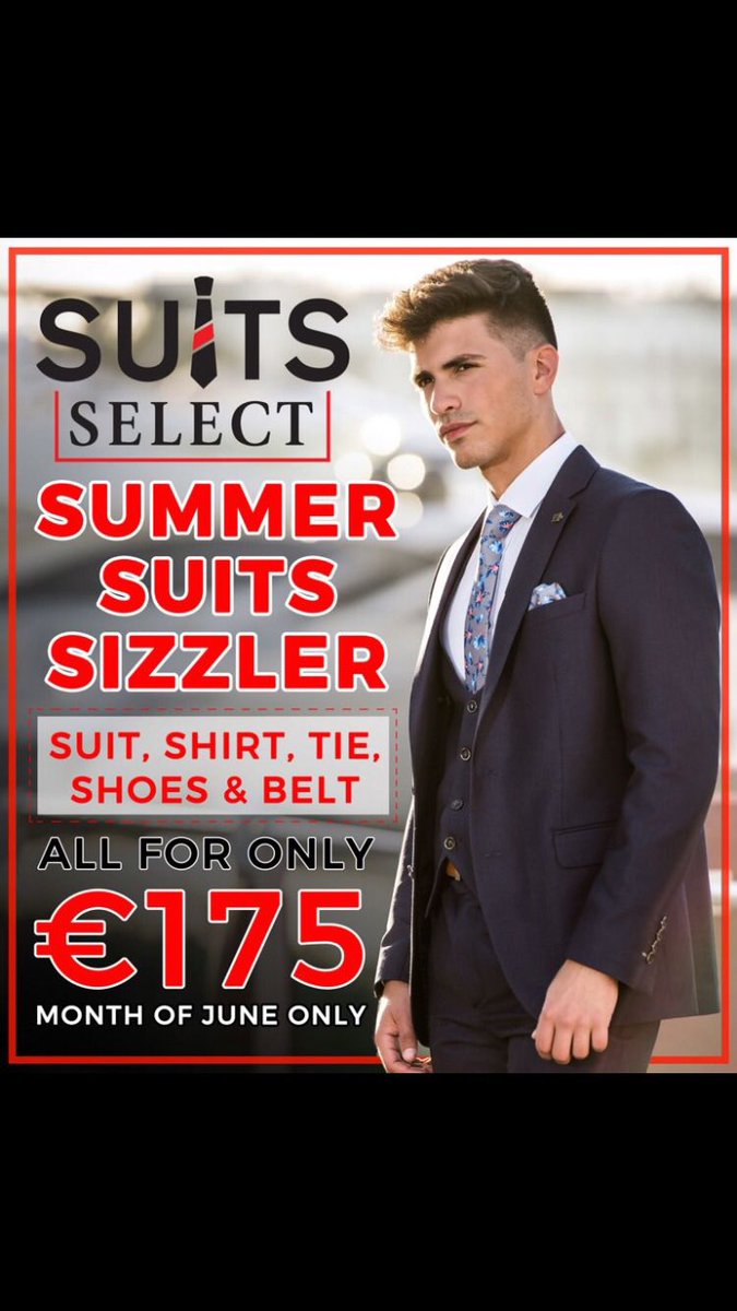 SuitsSelectIE's tweet image. Check out our Facebook competition