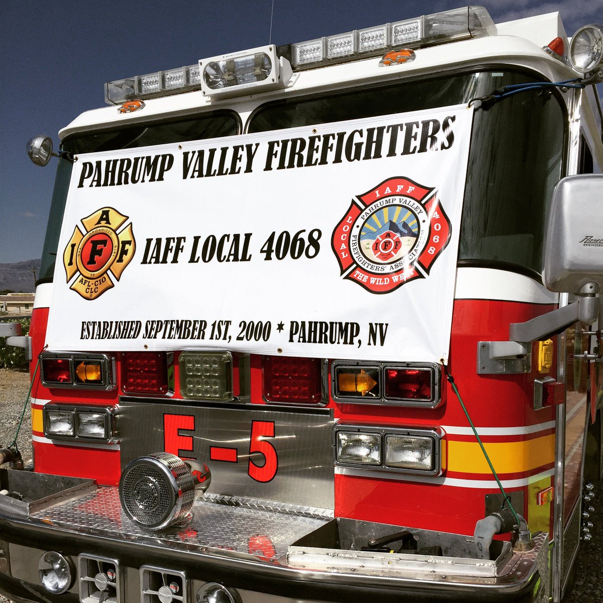 pffnevada's tweet photo. Thank you to the @IAFFLOCAL4068 for responding to the #CarsonCityChallenge by donating $50 from each member for our new Nevada Fire Fighter Memorial! #NVFFM #PFFN #PahrumpFirefighters #FireFighterStrong https://t.co/Tx1OZ1eEXj