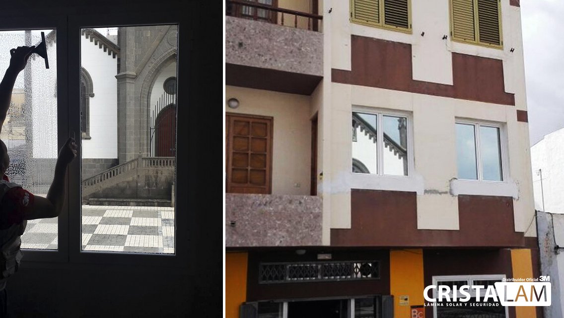 Cristalam3M's tweet photo. Instalación de nuestras láminas @3M en color plata efecto espejo #Silver20 para reducir considerablemente el calor e incrementar la privacidad evitando las miradas indiscretas en vivienda familiar en #Arucas, #GranCanaria.
Más información ➡️ https://t.co/PvOdovitJN https://t.co/P8Rk87nuRF