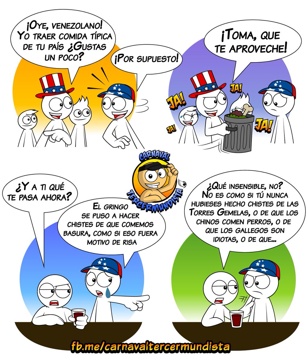 CTercermundista's tweet image. Un grupito de venezolanos ardidos hicieron que despidieran a una comediante en Perú por hacer un chiste de venezolanos. Para ser los "reyes del bullying" son bastante delicaditos cuando les toca recibir