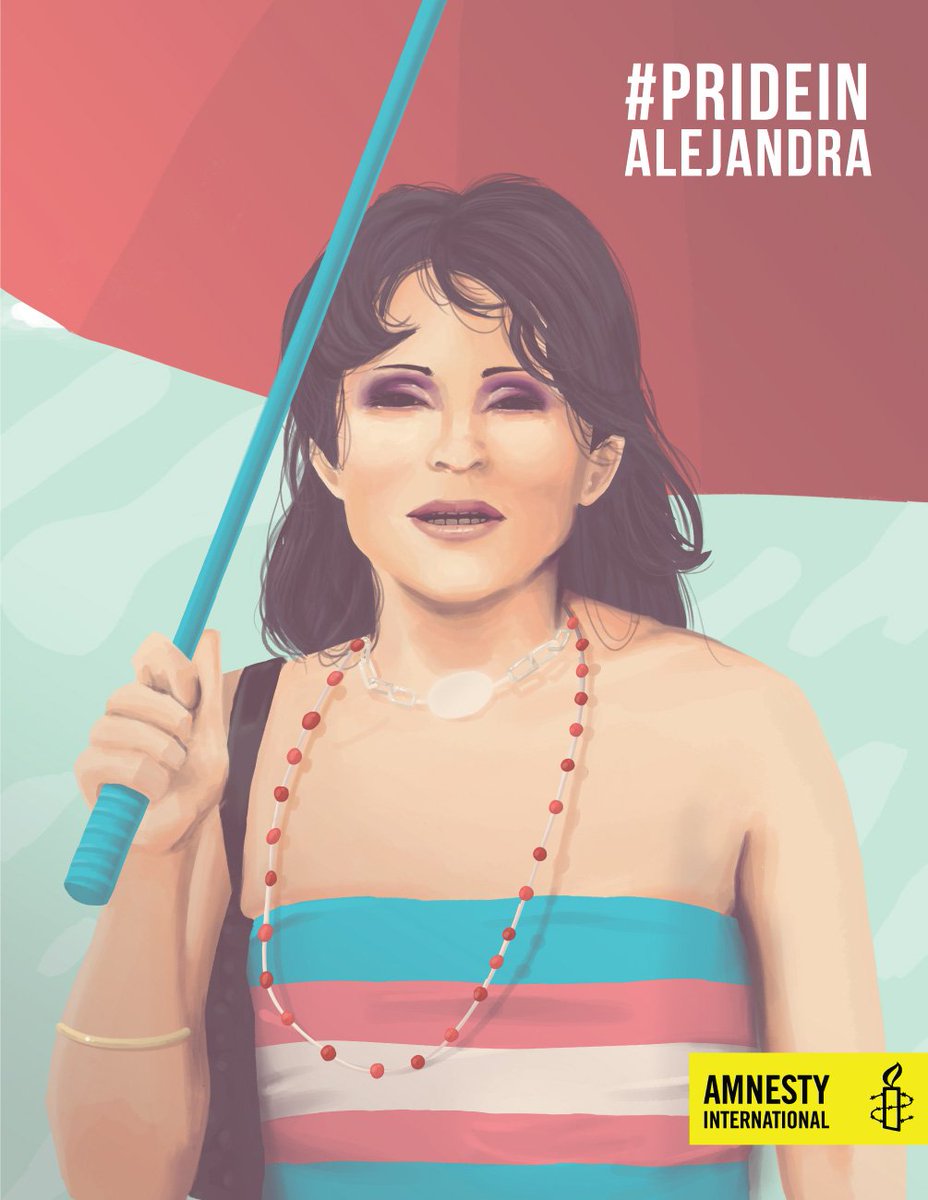 AmnestyMWRO's tweet photo. Tell @ICEgov to free Alejandra! She's a trans activist stuck in an immigration detention center. Seeking safety is not a crime! #PrideInAlejandra https://t.co/qbFuHZ2YZO