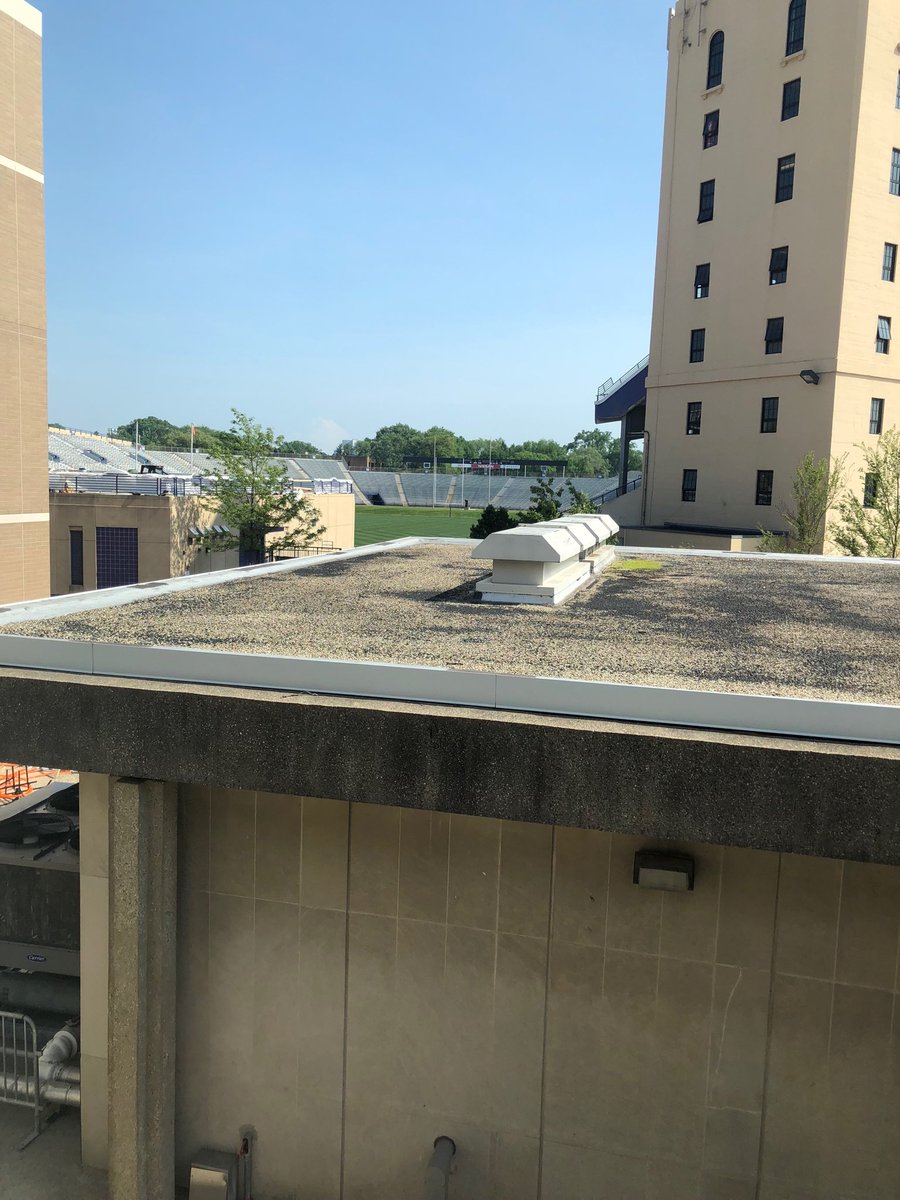 coachfitz51's tweet photo. For 13 amazing years this has been my view of Ryan Field....thank you to the Nicolet Football Center for the amazing memories...#NUView18 begins tomorrow!! #B1GCats https://t.co/EWdFxh36pn