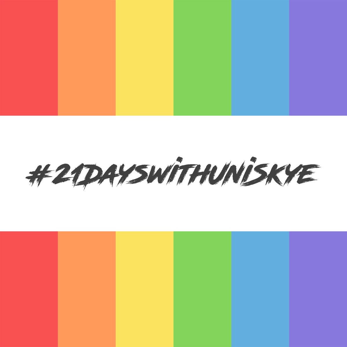 Uniskye1's tweet photo. Join us with our #21dayswithuniskye hashtag and share your experiences, thoughts, and news through our campaign! 

Share your stories and #FightwithSkye !

#21dayswithskye #uniskye #destroythecloset #lgbt #lgbtpride #lgbtq #pride #pridemonth #pridemonth2018 https://t.co/8Qg0qMetiF