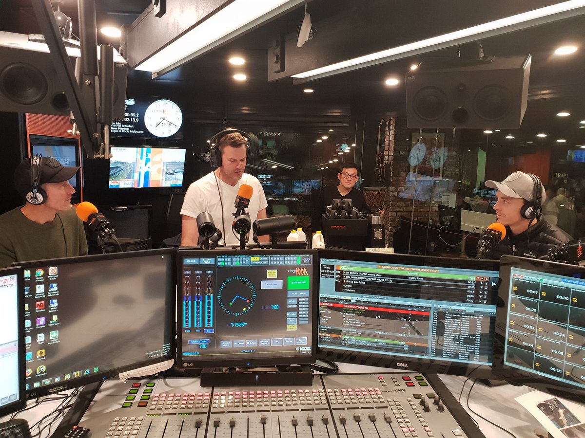 Great to have Jake Lever in studio about #sticktosix lowering your sugar intake and we'll also check in on his progress to get back out with @melbournefc