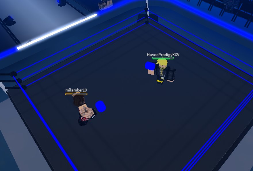 APRW_Network's tweet photo. SPOTLIGHT STOLEN! 

After @ItsTheRealDamon's victory he was quickly taken out by @havocakataylor but then is put right into action against @TheMiltakerRBLX 

And then @havocakataylor picks up the victory, could this be a similar sight at #APRWMITB?

#APRWDESTINY [6/7/18] https://t.co/Td5Xg5d0uK