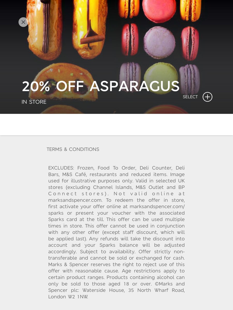 gledhowkites's tweet photo. @marksandspencer  Asparagus looks more tempting than ever....20% off and a fresh cream cake appearance. Sparks offers are well tasty!!! https://t.co/4MA61wzhwi