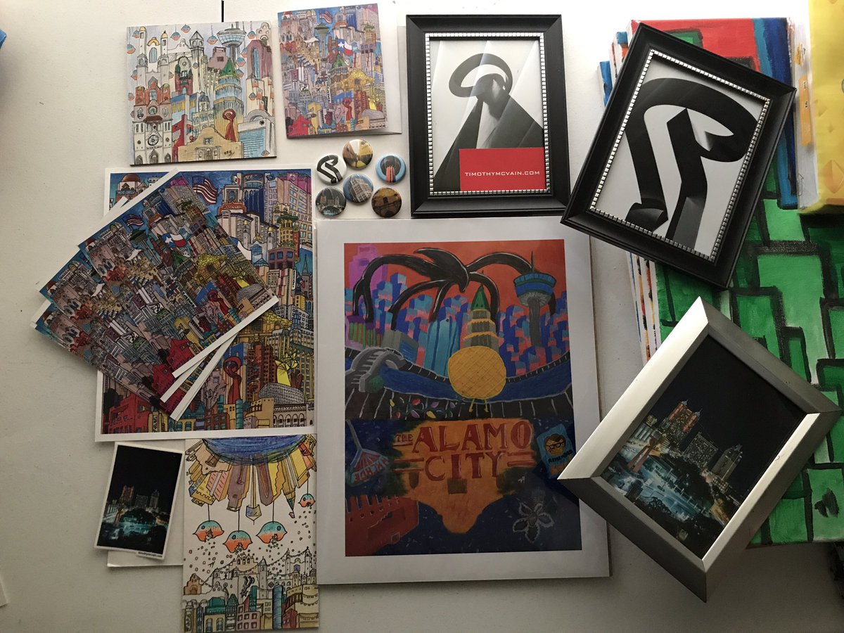 TimothyMcVain's tweet photo. #PaperTrailSA is TOMORROW @brickatbluestar 7-11pm & Saturday 11-7pm! Can't wait to see you all there!! #originalart #sanantnio #newyork #artist #brickatbluestar #southtown #southtownsatx https://t.co/uQYKsYJTE5
