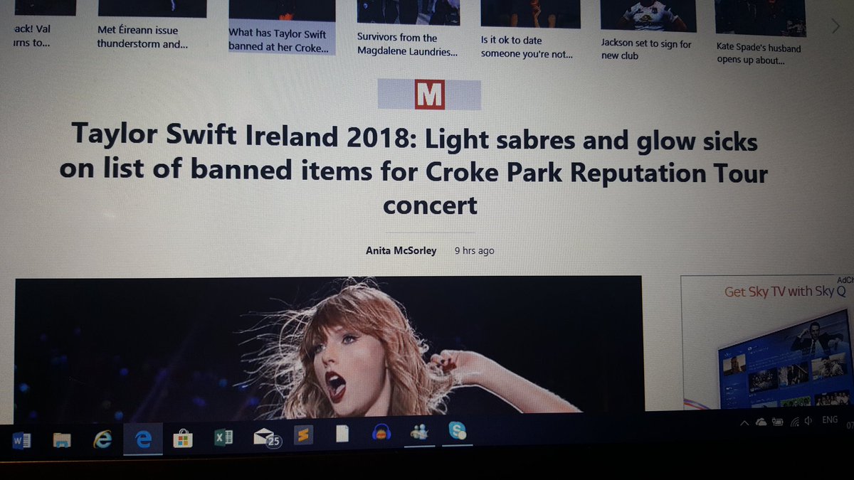 Would love to know what 'glow sicks' are?! <a href="/IrishMirror/">Irish Daily Mirror</a> <a href="/anitamcsorley_/">Anita McSorley</a> #errormuch