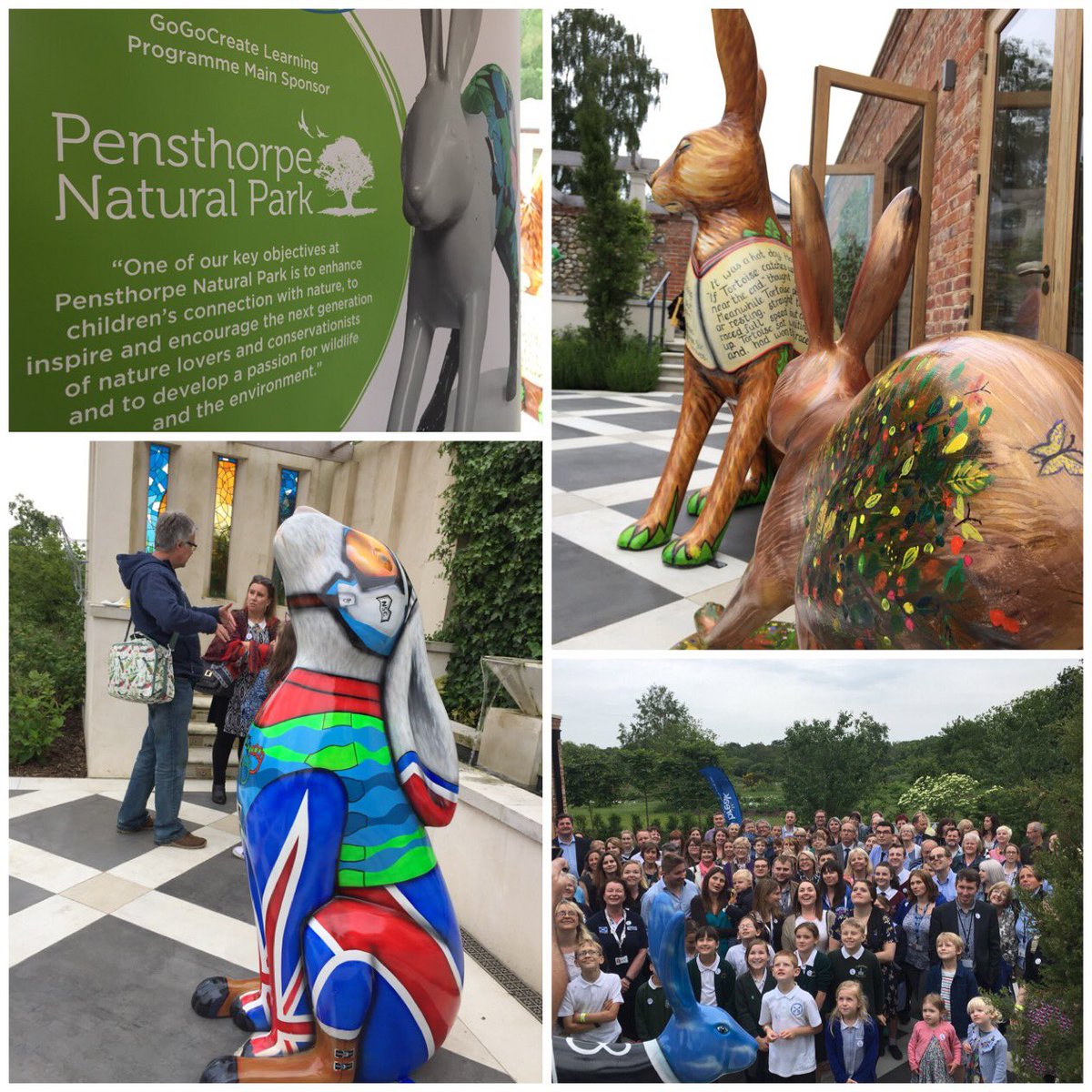 GoGoHareForrest's tweet image. What an exciting launch of @GoGoHares2018 at @Pensthorpe this evening! Great to see @Jodierice91  @PeteMarron @TakeYourPlaceHE and so many schools and creative people supporting this years trail and @break_charity ! We can’t wait for the trail and to see @GoGoHareForrest again!