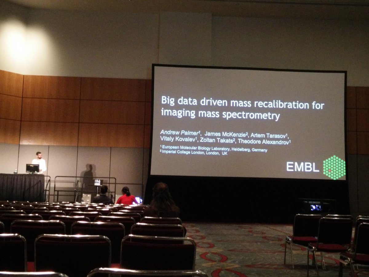 pphapale1's tweet photo. #ASMS2018 Big data driven calibration talk by @andydpalmer #imaging #MSImaging @alexandrovteam https://t.co/0xkoGKLf7P