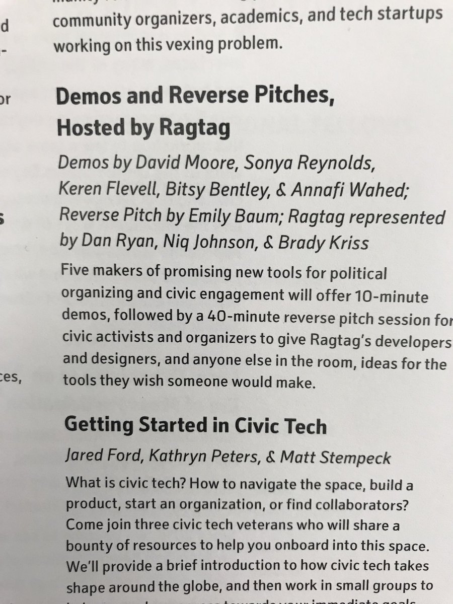 ppolitics's tweet image. Pleased to be presenting with such interesting projects in our group #pdf18 w/ @ragtag_team. 2nd image is slide from @bitsybot on @PB_NYC, goodness do I appreciate tech for PB processes and data analysis. Constructive feedback loops on priorities w/ @NYCCouncil &amp;amp; city agencies.