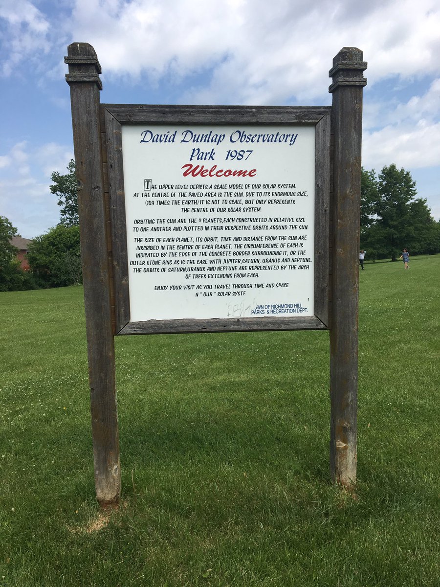Tasha_Rankin's tweet photo. On Saturday the #daviddunlapobservatory will host its official opening! Our #grade3s are so #excited so we went #outside to #planetpark to talk a little bit more about #outerspace and make some #discoveries about planets! @michellelocke77 @YRDSBGetOut @YRDSB https://t.co/hl6Hz54IhI