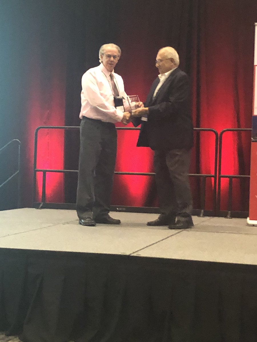 DEeditor's tweet image. Mark Andrews @SmartUQ accepts the #CAASE18 award for Best Training Course. Other winners include Mark Zebrowski, Ford Motor Co. consultant (retired) for Best Workshop and Jon Aldred @HBMnCode for Best Presentation.