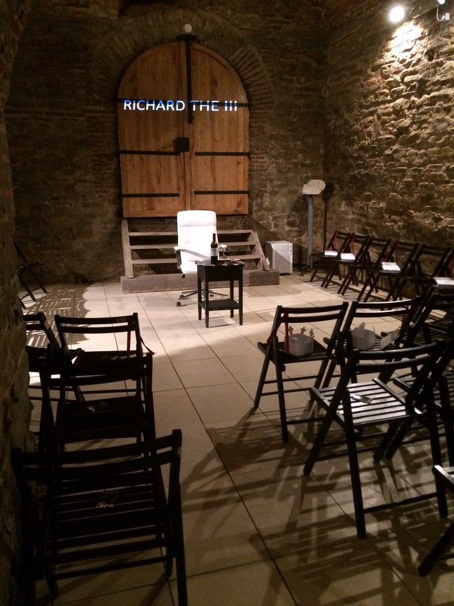 emilycarding's tweet photo. So after performing Richard III to a packed out audience in the ruins of Vlad Tepes palace in Targoviste, I get back to my hotel to see that my face is in the US blu-ray of #ghoststories. I'm one happy geek right now!! #actorslife #babelfast https://t.co/JzyN0qkJCk