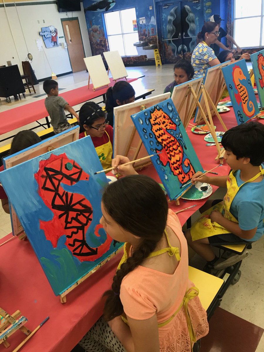 LES_ACE2018's tweet photo. Our ACE kids had a great time. #paintingparty #artfiesta https://t.co/FaipJgLQvP