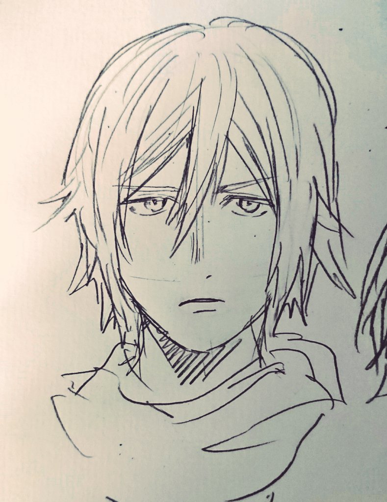 環くん試しに書いてみたった🙌けどなかなか個人的に普段書かない顔立ちで難しい～～ 