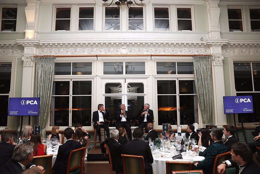 PCA's tweet photo. 📸 An excellent evening at the @homeofcricket for the PCA World Cup Preview.

Thanks to @IvcRental for sponsoring the Long Room series dinners. https://t.co/Q16SSCb6e7