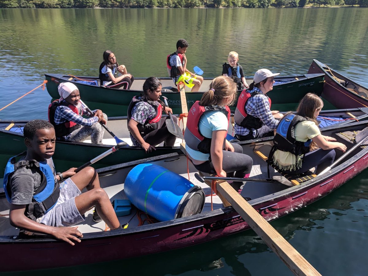 Canoeing adventure on the lake.