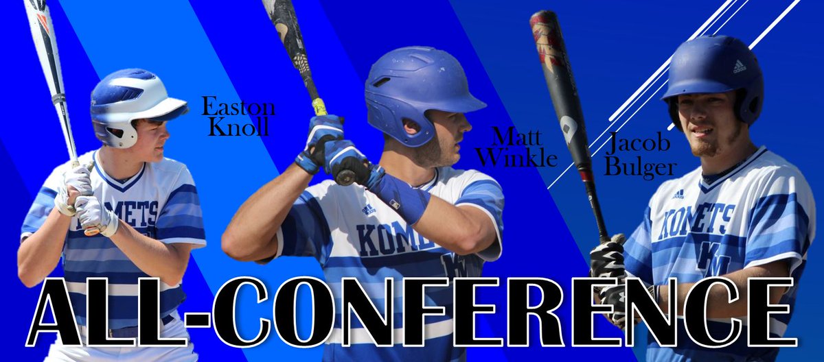 KoMets Baseball (@kometbaseball) on Twitter photo Congratulations to our 2018 All-Conference selections!
<a href="/EastonKnoll/">Easton knoll</a>
<a href="/matt_winkle/">Matt Winkle</a>
<a href="/Jacob_Bulger/">Jacob Bulger</a> Congratulations to our 2018 All-Conference selections!
<a href="/EastonKnoll/">Easton knoll</a>
<a href="/matt_winkle/">Matt Winkle</a>
<a href="/Jacob_Bulger/">Jacob Bulger</a>