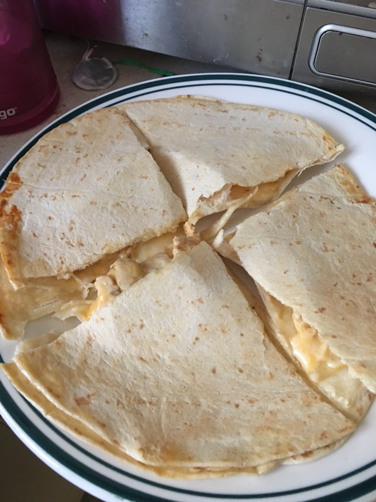 NatHolmes75's tweet image. Alex is a budding chef. Tonight he made cheesy chicken quesadillas. We shopped for the ingredients, and he made everything but the tortillas from scratch. #highfunctioningautism #parentalsupervision #nofires