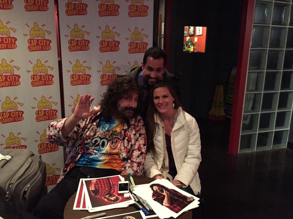 Happy birthday to one of the coolest dudes out there and my friend @RealMickFoley #hardcorelegend #mrsfoleysbabyboy #mrsocko