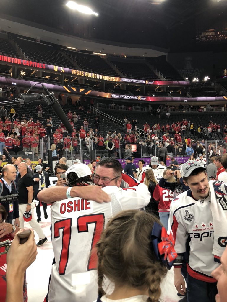 Valley News - For Oshie and Father, a Tearful Title