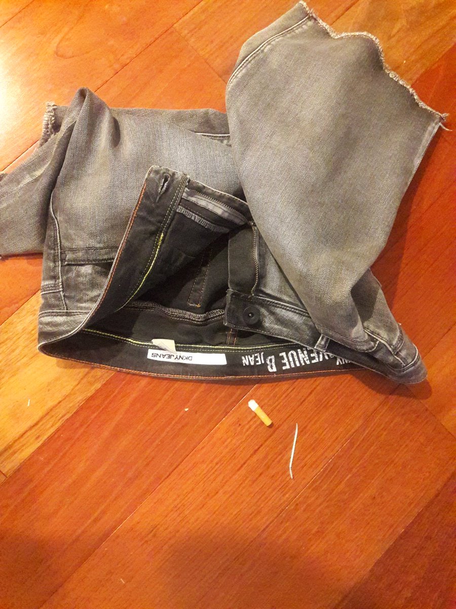 Kat3Hill's tweet photo. @thredUP I am completely disgusted. Tried out the goody box and when I put my hand in the pocket of these jean shorts, guess what I found (a nasty cigarette butt and used tooth picker)? To top that, one dress was falling apart and none of the clothes were anything I would keep. https://t.co/GSgF7RKVwD