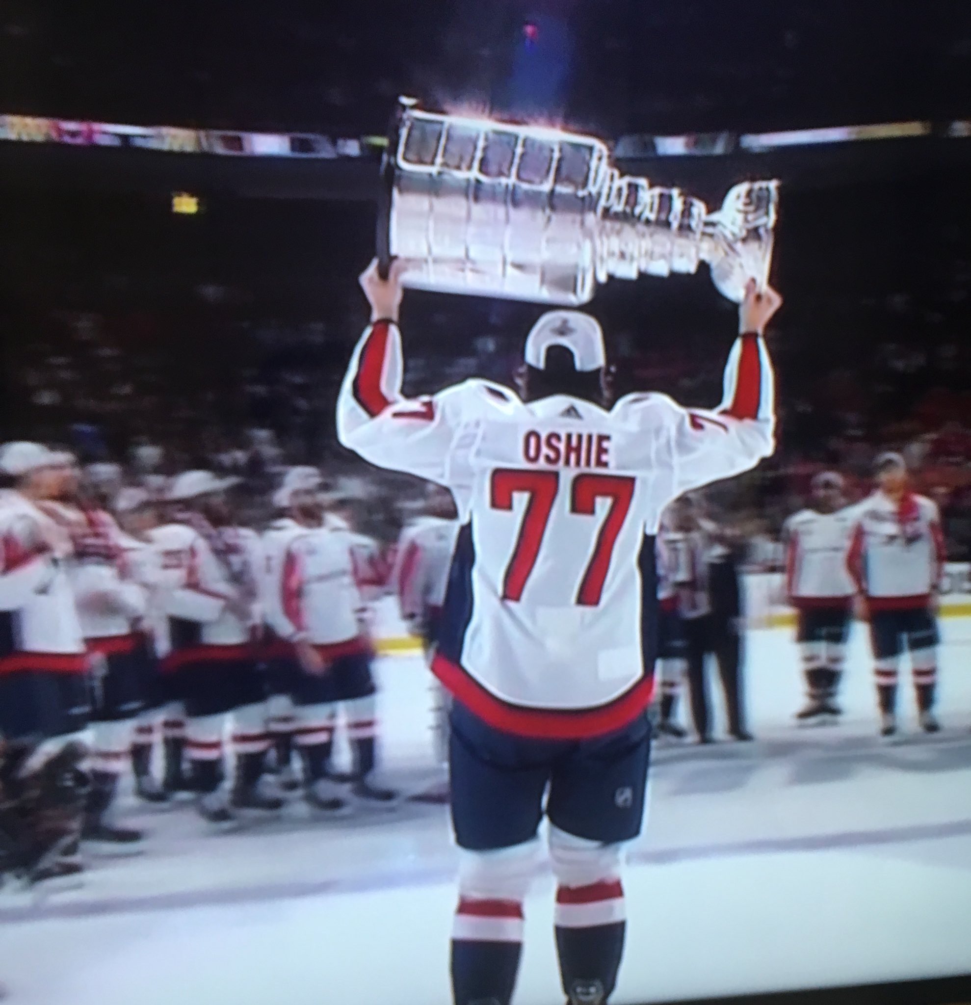 T.J. Oshie Washington Capitals 2018 Stanley Cup Champions