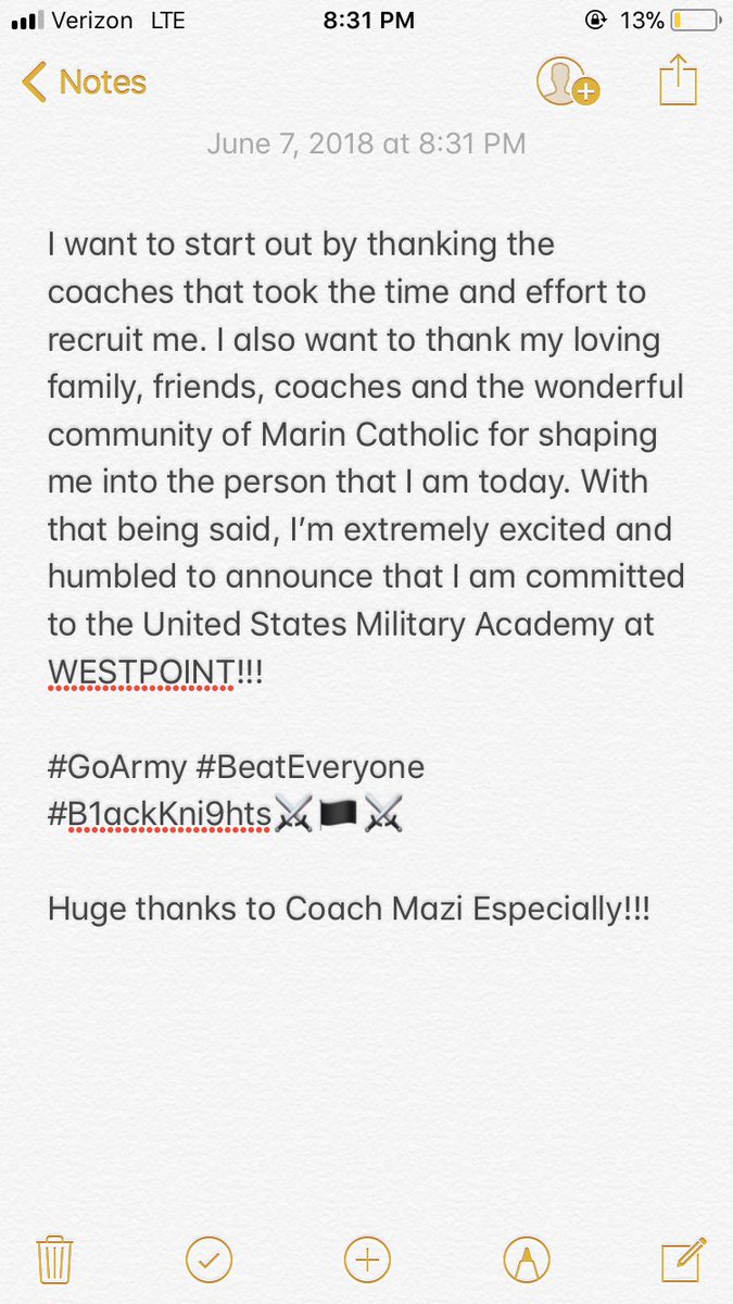 cole_truex's tweet photo. All Glory To God #GoArmy #Fullbacku @CoachSaturnio https://t.co/webi9nAiBI