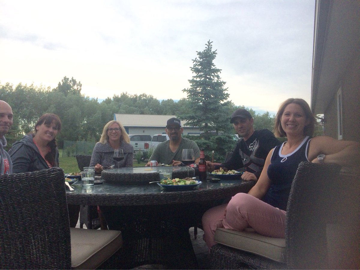 safetybuzcampus's tweet photo. We spend almost everyday at work together... but man nothing beats just hanging out with the #buzzteam! The team that plays together stays together! Great way to enjoy a June evening https://t.co/9Uh7lGFYpo