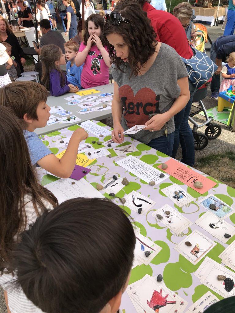 MollyMeck's tweet photo. Tonight our #QAE community came together to show our 1stgraders that they can make an impact on our world.  We raised $575.50 for @SeattleAudubon.  Our bird postcards were created to remind adults that we need to preserve habitat in our city. #Couldn’tBeProuder  #PBL https://t.co/q46ho4CoGR