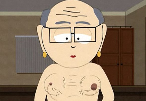 Mr garrison tits, video of getting erect nipples