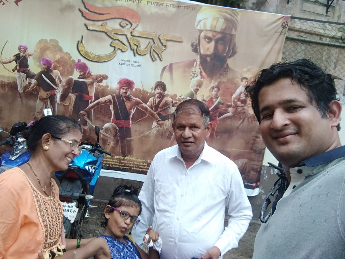 Just watched @FarzandFilm last evening with family. Such a heroic action description of Maratha warriors under Chhatrapati's guidance. Feel proud to be born in land of brave.  Excellent movie must watch