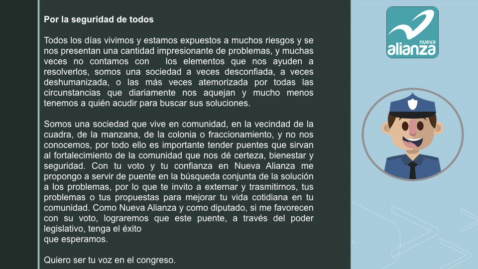 Eloy_D29's tweet photo. 1 Por la seguridad de todos

@NAedomex  @NuevaAlianza  #YovoyconEloy #Turquesa29 #Turquesa #Naucalpan #Atizapan https://t.co/cUxvGFhFx8