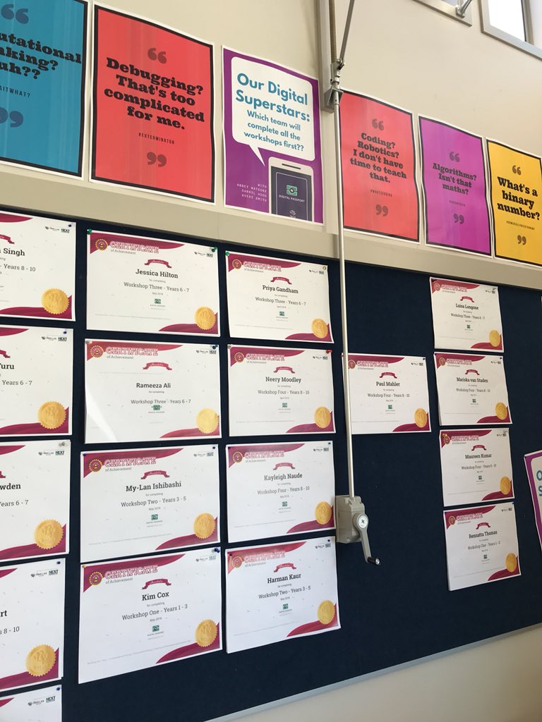 LuisaLongone's tweet photo. Awesome to have Ellie from @NZMindlab come and visit our school today to talk to us about our @NZDigiPassport journey. Thanks for the pressie too! #HillparkPL18 #mindlab #digitalpassport #gettingourgeekon https://t.co/HyBRJiXXtT
