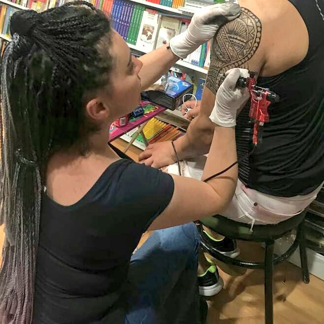 Derimya's tweet photo. #zorşartlardaçalışıyordu #2seans #kalıcıdövme #devrektatto #maoritattoo #maori https://t.co/K9pNPnJl5J