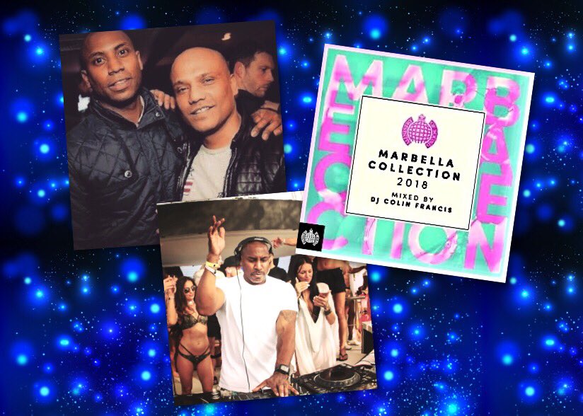abbykabir's tweet photo. My boy @DJColinFrancis does it again. 2018 banging tunes sorted. Just superb! #marbellacollection go and get yours now!🎶🕺🏼🎶@ministryofsound https://t.co/YpDA5JLyov