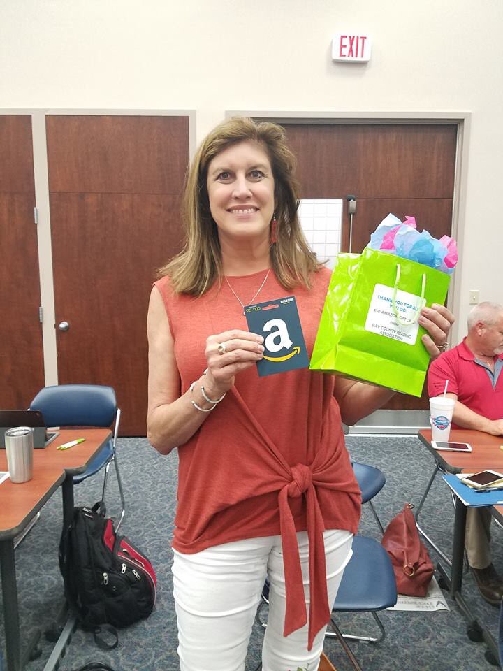 BayCoReadAssoc's tweet photo. BCRA is proud to be a sponsor of the BDS Superintendent's Summit.  
Congratulations to Ellie Spivey and Sheila Wojonowski for winning BCRA gift bags.
BCRA wishes all BDS administrators a wonderful and productive summer.  #BDSSummit18 @spivees @BayDistSchools https://t.co/jLiC9lyZow