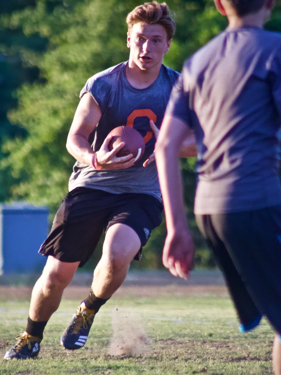 Amandadhendrix4's tweet photo. @billyhendrix44 doing what he loves #daboswinneyfootballcamp  working on his skills and enjoying every second.. #clemson https://t.co/RJGQ3znmpc