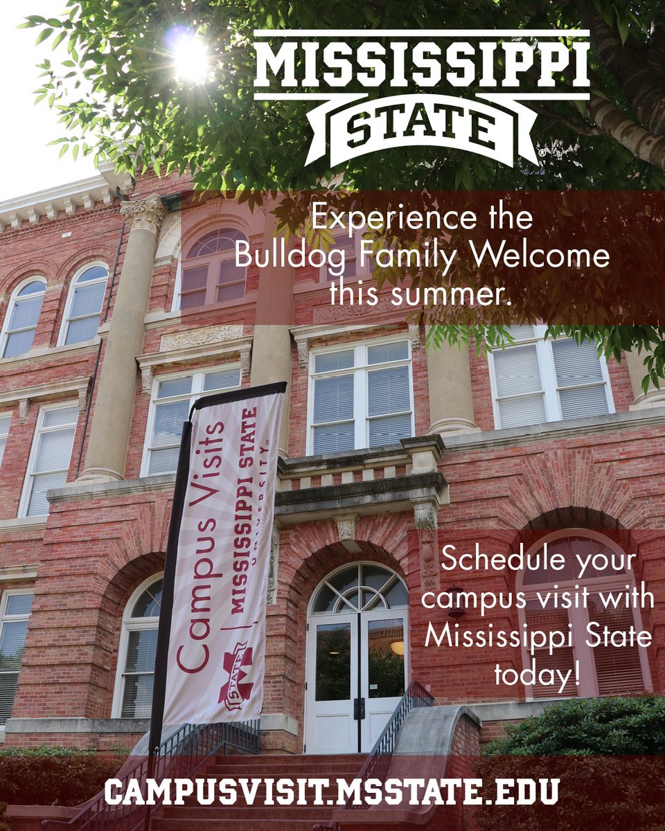 Campus visits are in full swing!! Come #visitmsu <a href="/MSStateAdmit/">Mississippi State Admissions</a> #HailState