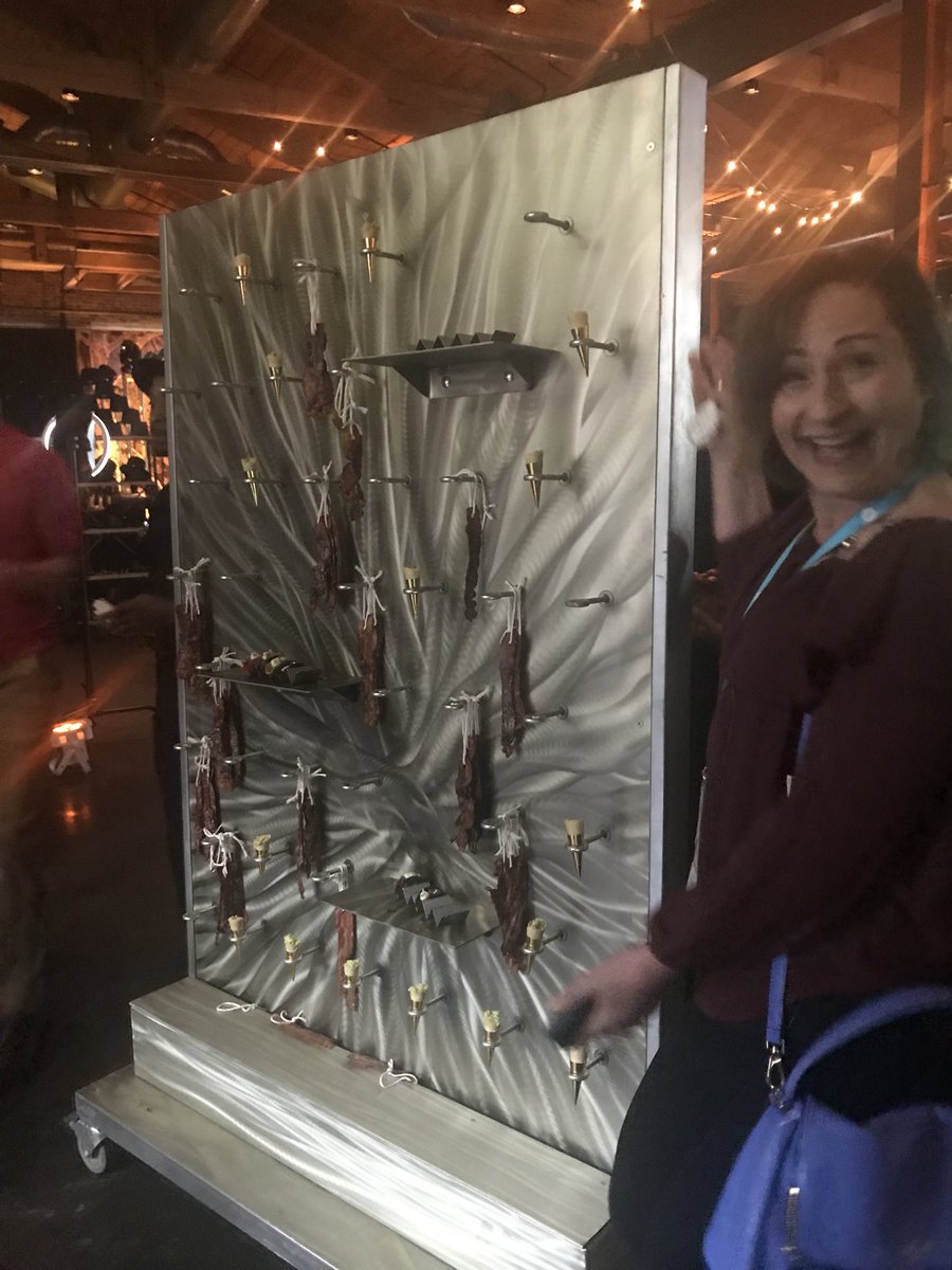 ChrisWalshCPA's tweet photo. Another amazing Wrap up party @xero is that really a wall of bacon!  #Xerocon https://t.co/h7jbGL0BVk
