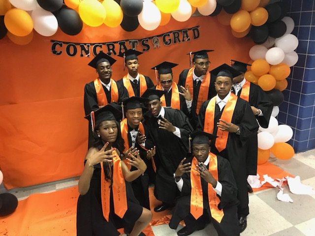 IPSSchools's tweet photo. At @BroadRippleMHS the #myIPS 2018 Commencement Ceremony has begun! The band is warming up and the auditorium is filling -students are ready to take the stage! https://t.co/lmAII7JO61