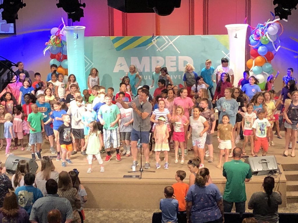 CBCDecatur's tweet image. The only way to do VBS! Party with Jeff slaughter.