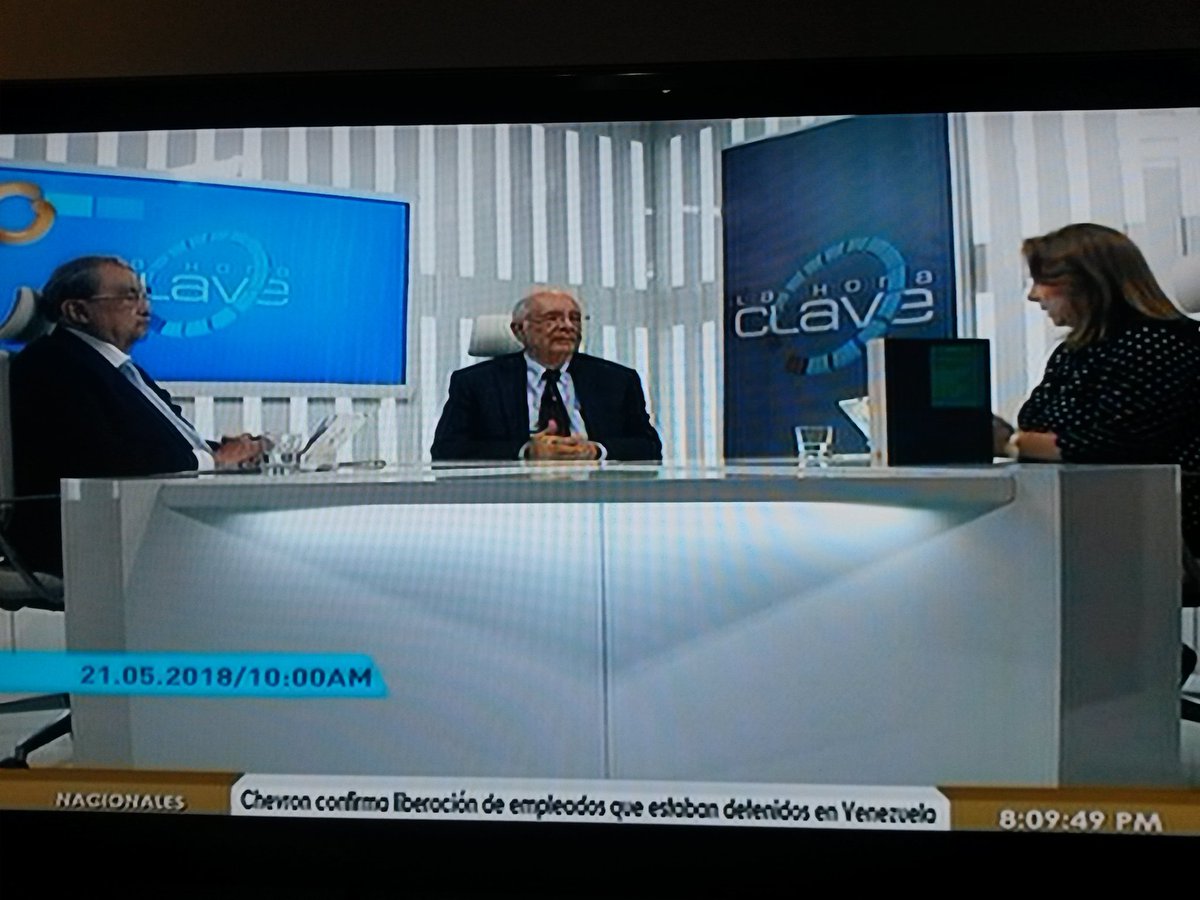 gruporinoco's tweet photo. #Entrevista | #Ahora Dr.Arnoldo J.Gabaldón conversa sobre el Agua con @MackyArenas y @Manuelfsierra en @LaHoraClave_gv por @globovision @gruporinoco https://t.co/UzTwT4IG1w