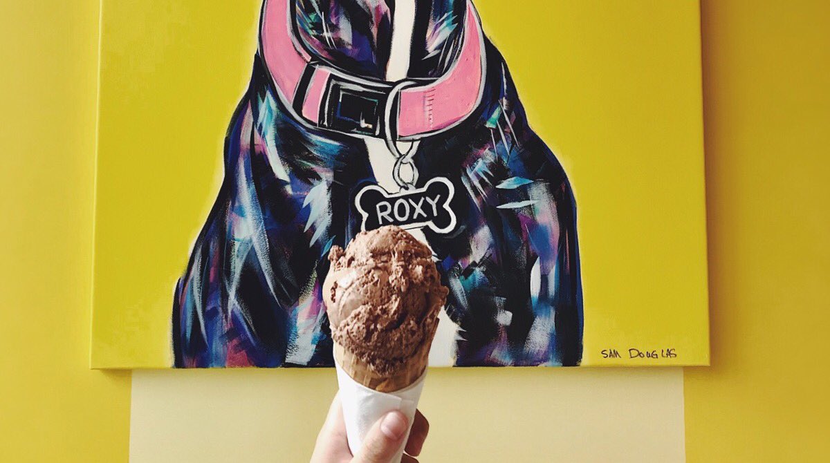 It’s National Chocolate Ice Cream Day! Come grab a scoop or two to celebrate! 🎉