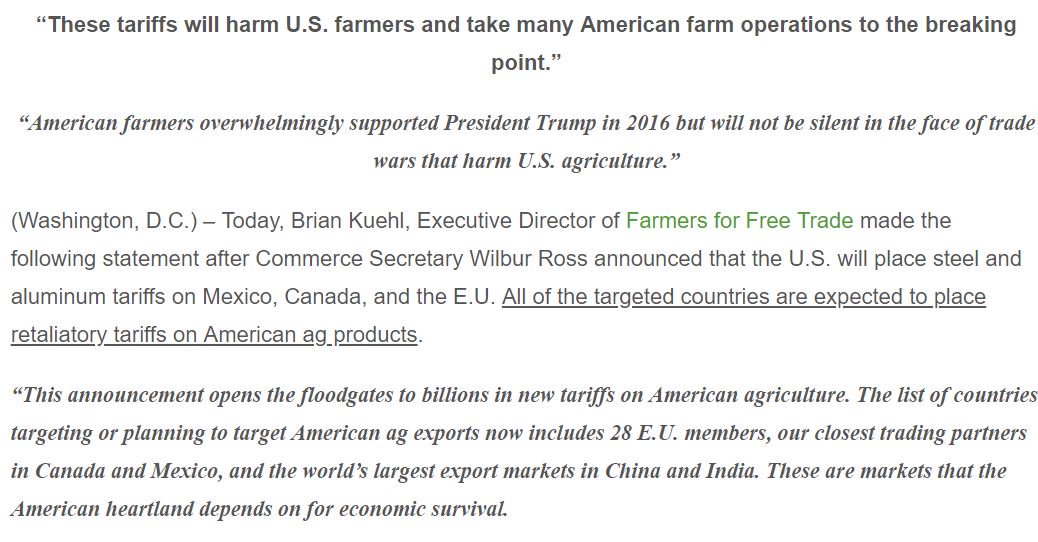 Terry Milewski On Twitter Us Farmers For Free Trade On Who S Killing Our Agriculture